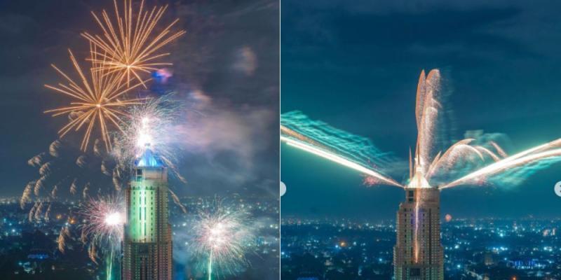 Collage of the Old Mutual Towers in Upper Hill.